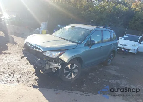 2017 Subaru Forester 2.5I z USA, uszkodzony, nr VIN JF2SJABC5HH496432